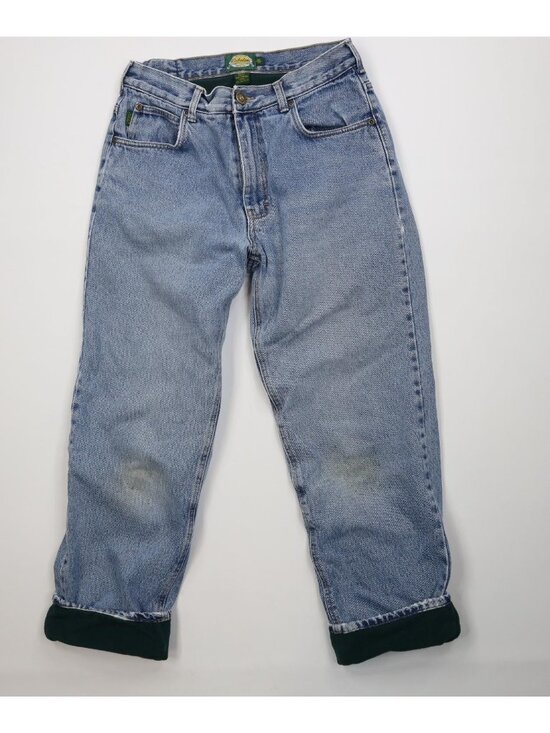 Cabela's Other - Vintage 90s Cabelas Mens 32x30 Distressed Heavyweight Fleece Lined Denim Jeans